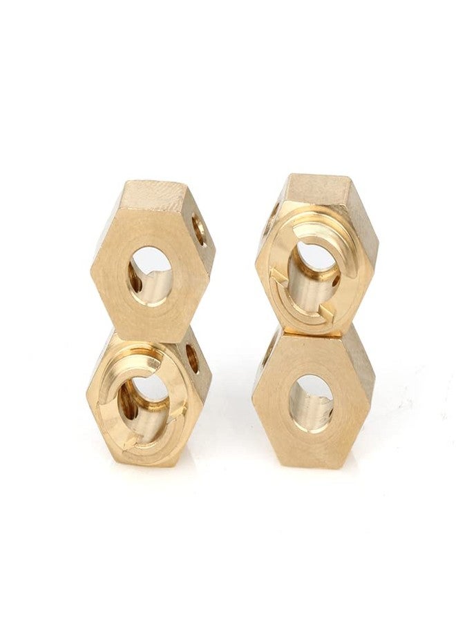 KYX Racing Brass Heavy Weight Wheel Hex Hub 4.7g/pcs Upgrades Parts Accessories for 1/10 Scale RC Crawler Car Axial RBX10 RYFT - Image 4